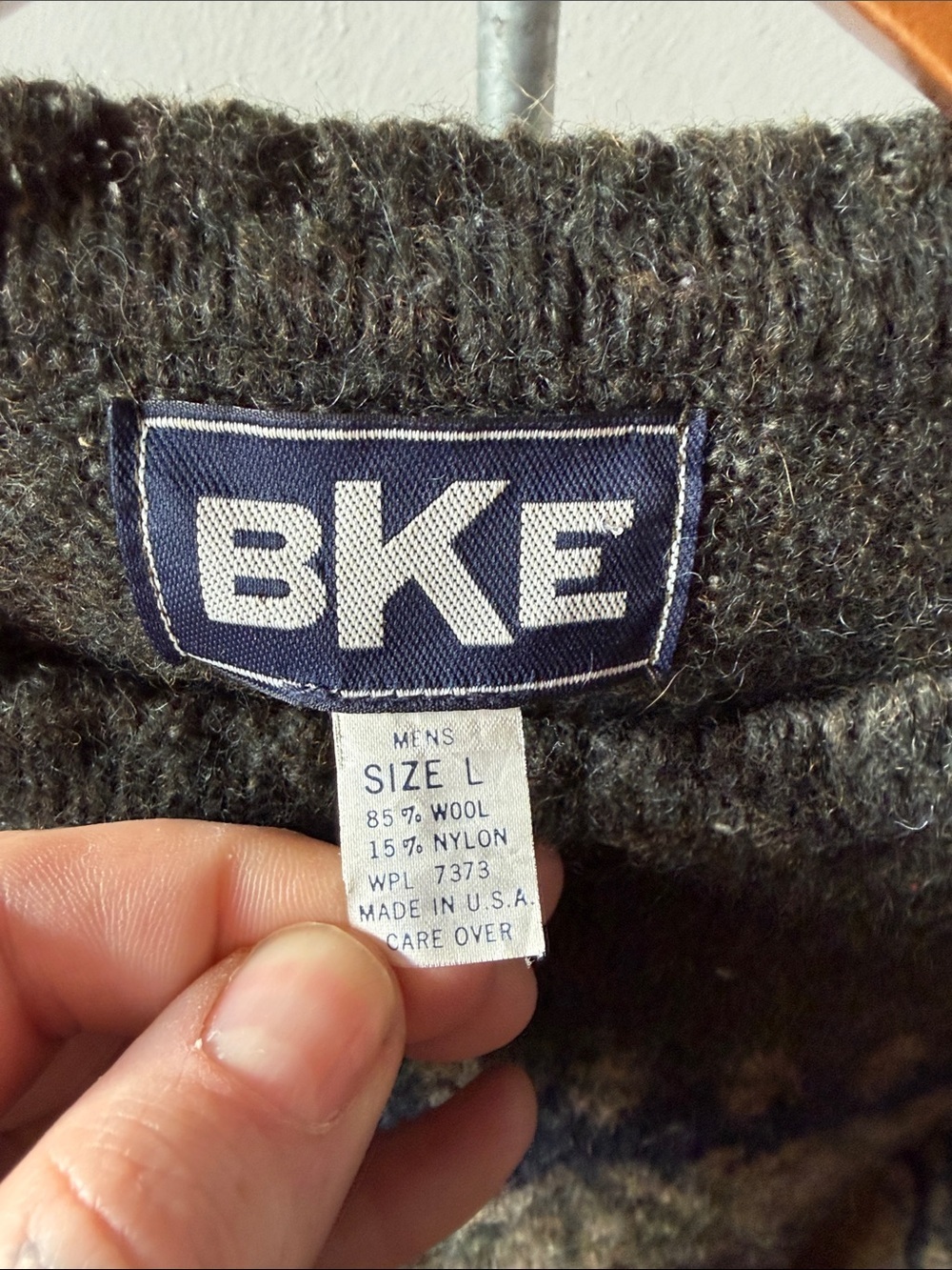 Vintage 90s BKE Wool Sweater Size Large - Picture 2 of 3